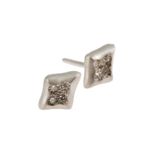 Triffid 18ct White Gold Diamond Ear Studs