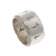 Trinity 9ct White Gold 14mm Ring
