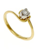 Tulip 18ct Yellow Gold Solitaire with .20pt Diamond