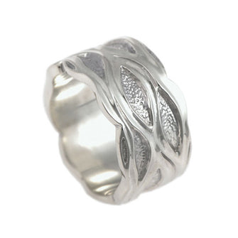 Libertine Silver Wide Ring